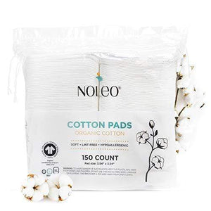 NOLEO Organic Cotton Pads - Large 3.54"x3.54" - MOOGCO Baby