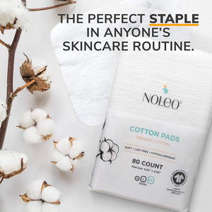 NOLEO Organic Cotton Pads - XL 3.54"x4.33" - MOOGCO Baby