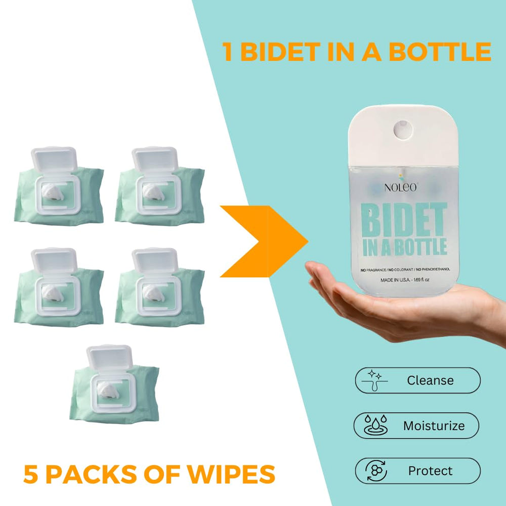 NOLEO Bidet in a Bottle - the Multipurpose Personal Wash (50ml / 1.69oz) - MOOGCO Baby