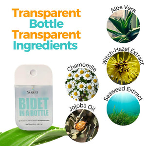 NOLEO Bidet in a Bottle - the Multipurpose Personal Wash (50ml / 1.69oz) - MOOGCO Baby