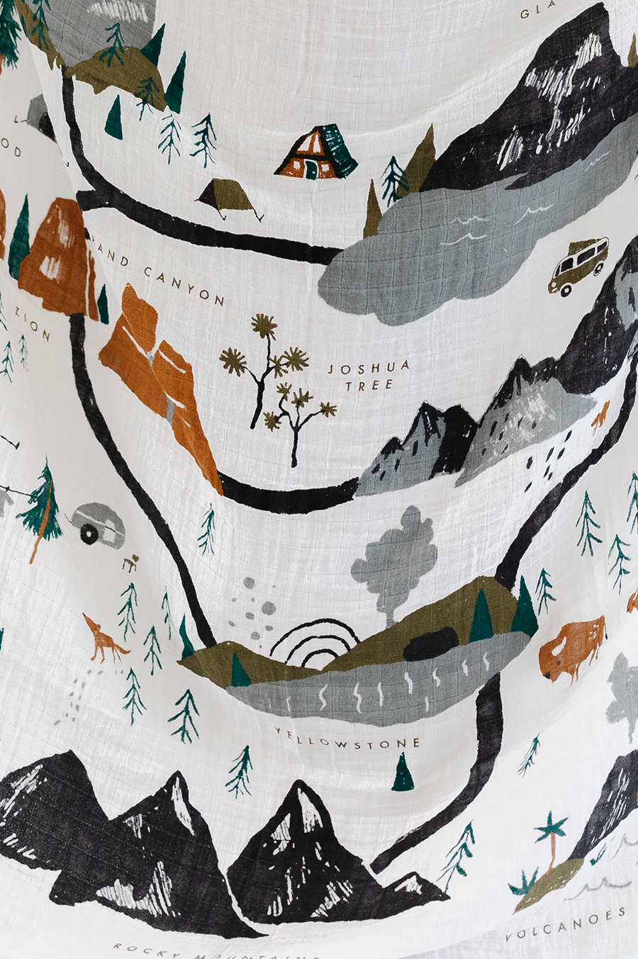 National Parks Swaddle - MOOGCO Baby