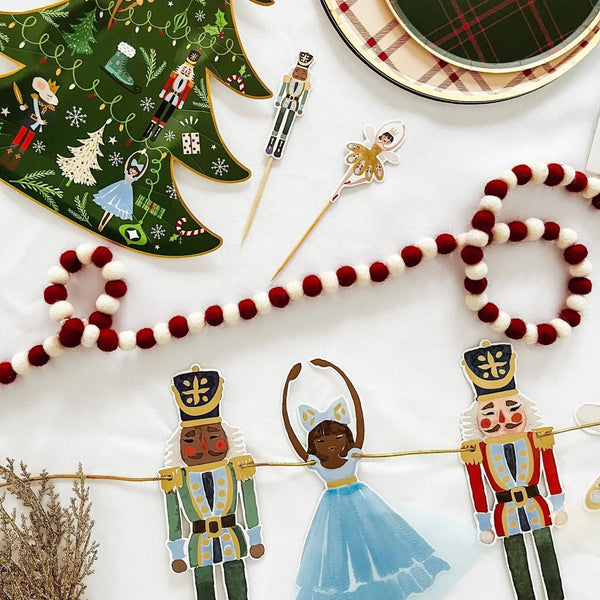 Nutcracker Christmas Cupcake Toppers