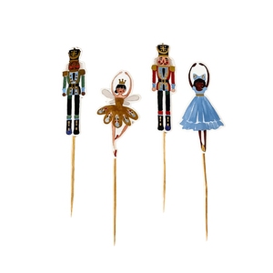 Nutcracker Christmas Cupcake Toppers