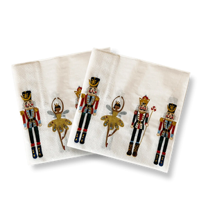 Nutcracker Christmas Large Disposable Paper Napkins (16pcs)