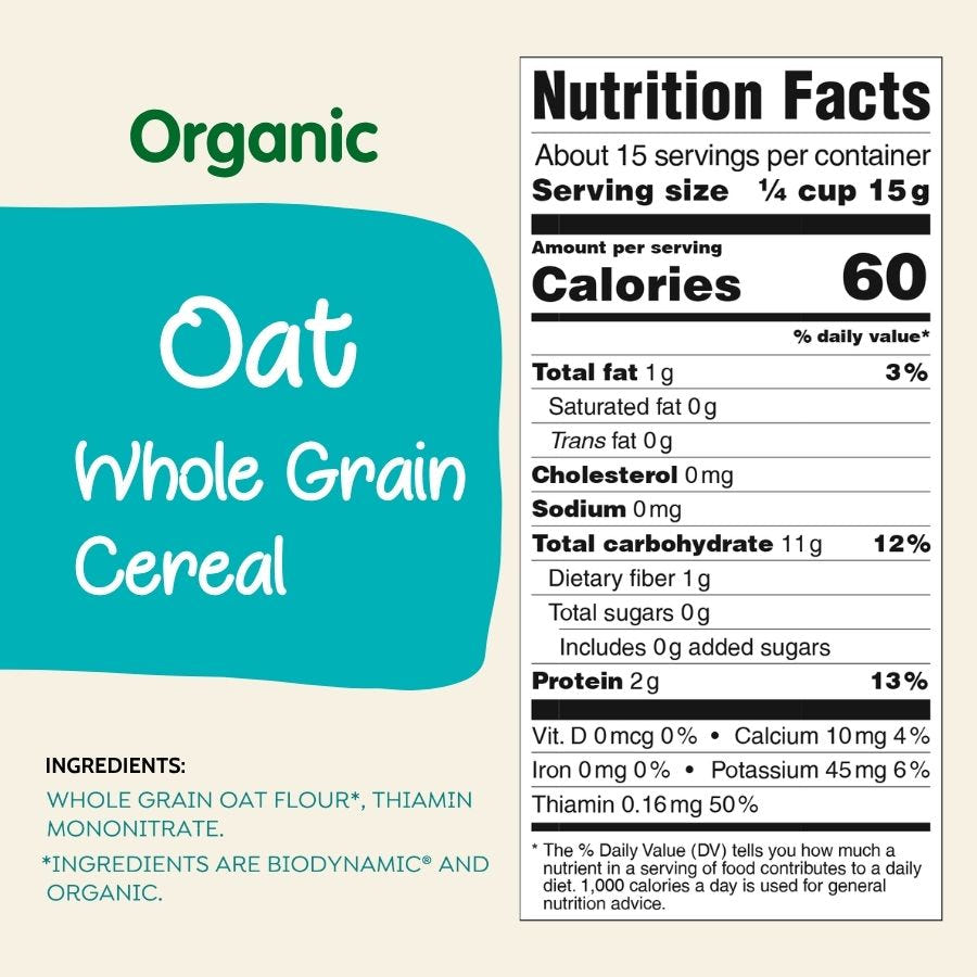 Holle USA Goat & Oat Bundle Organic Oat Cereal 6 + Goat Milk Drink 1
