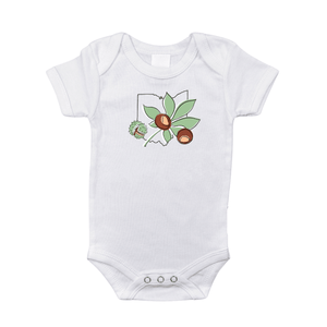 Ohio Buckeye Baby Onesie Newborn Bodysuit up to 18 Months