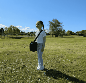 BubbleBum Teleport Backless Booster Car Seat, Kids Booster Seat for Car 40-100 lbs, Telescopic Portable Carseat, Ideal for Everyday Use and Foldable for Travel, - Black✔️