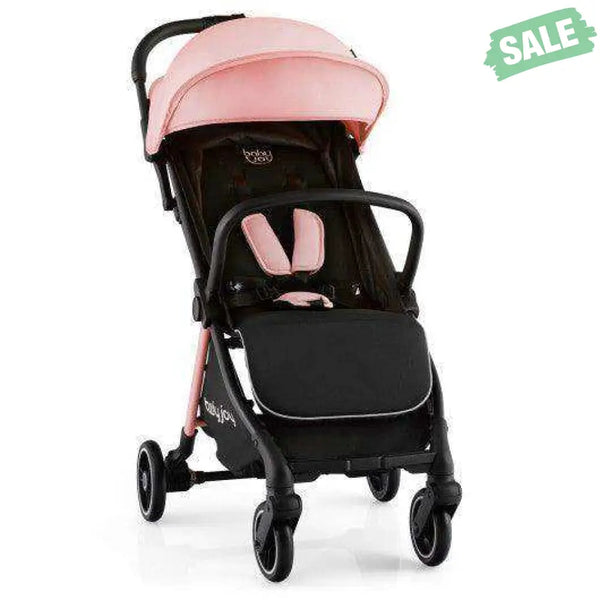 One-Hand Folding Portable Lightweight Baby Stroller with Aluminum Frame-Blue Blue Baby Strollers