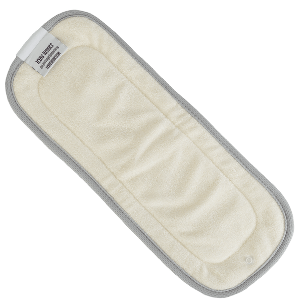 One Size - 6 layer Natural Fiber Cloth Diaper Inserts with Snap