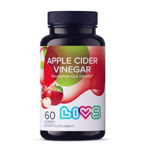 LIVS Gummies Apple Cider Vinegar Gummies 60ct natural apple