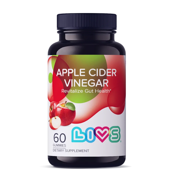 LIVS Gummies Apple Cider Vinegar Gummies 60ct natural apple