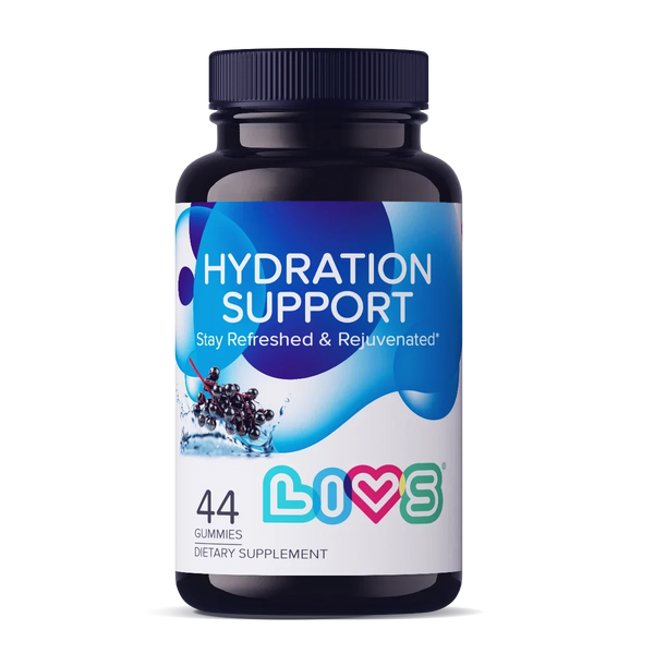 LIVS Gummies Hydration Support Elderberry Electrolyte Gummies 44ct