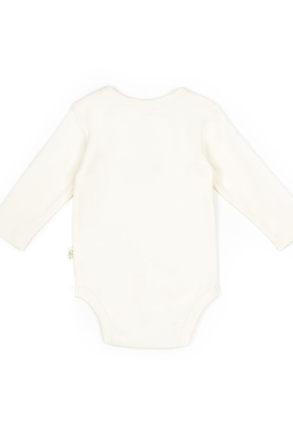 Ecru Bunny Long Sleeve Bodysuit