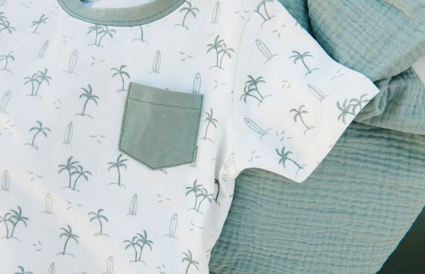 Organic Cotton Palm Beach Boys Shirt