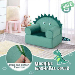 Original Kids Sofa with Armrest and Thick Cushion-Pink Pink Kids Chairs & Seating