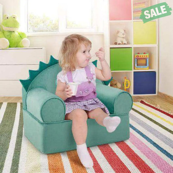 Original Kids Sofa with Armrest and Thick Cushion-Pink Pink Kids Chairs & Seating