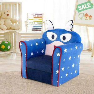 Original Kids Sofa with Armrest and Thick Cushion-Pink Pink Kids Chairs & Seating