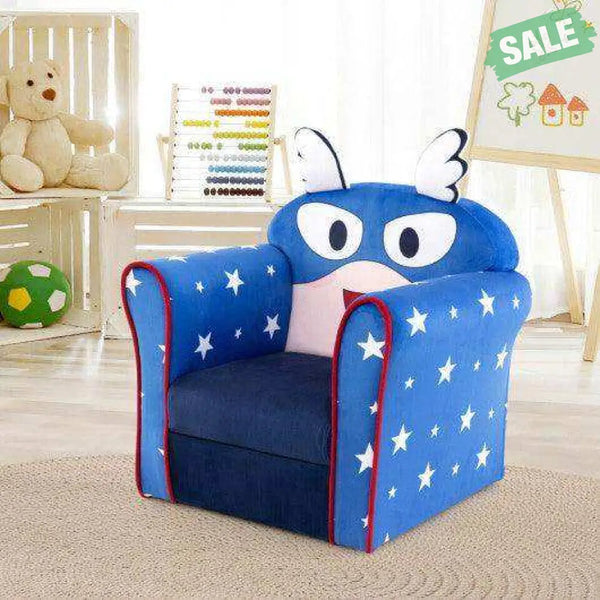 Original Kids Sofa with Armrest and Thick Cushion-Pink Pink Kids Chairs & Seating