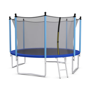Outdoor Trampoline with Safety Closure Net