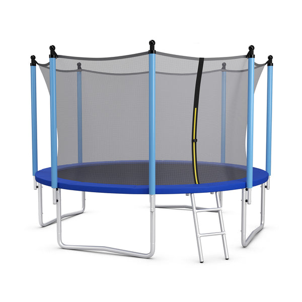 Outdoor Trampoline with Safety Closure Net