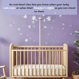 GoBaby AI Cam in angle 9, a stylish baby monitor for modern décor and accessories.