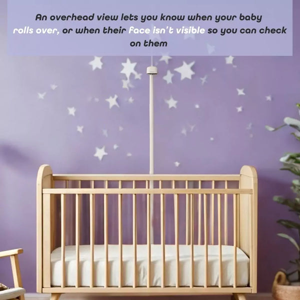 GoBaby AI Cam in angle 9, a stylish baby monitor for modern décor and accessories.