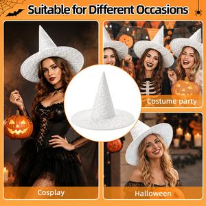 Personalized Halloween Witch Hat with Custom Name – Witch Costume Accessory for Adults & Teens