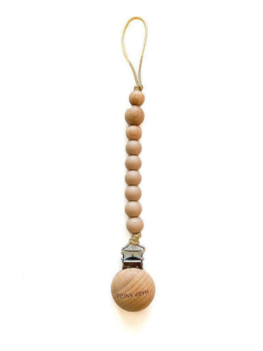 Pacifier Clip - Harper (Tan)