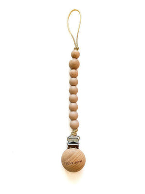 Pacifier Clip - Harper (Tan)