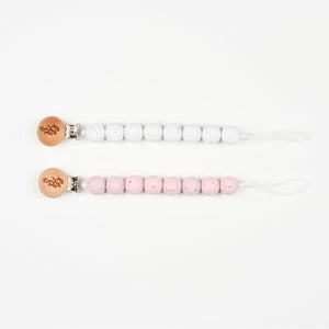 Speckled Handmande Pacifier-clips