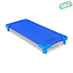 Pack of 4 Colorful Kids Stackable Naptime Cot Toddler Beds
