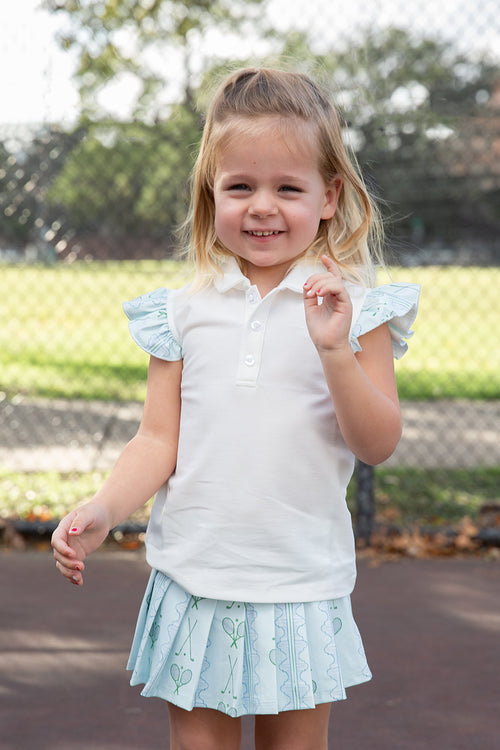 PLAY+ Girls Cisco Polo - Stylish and comfortable t-shirt for kids, perfect for casual wear.