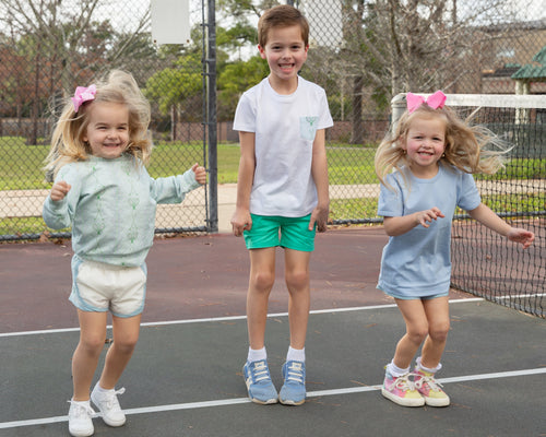 PLAY+ Boys Cliff Shorts - Stylish and comfortable shorts for active boys, perfect for summer adventures.