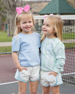 PLAY+ Girls Madaket Shorts - Stylish and comfortable shorts for girls, perfect for summer play and casual outings.