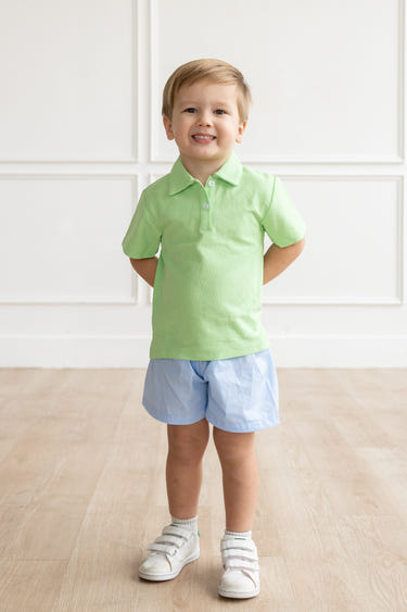 PLAY+ Boys Quidnet Polo T-Shirt in vibrant colors, perfect for stylish and comfortable playtime.