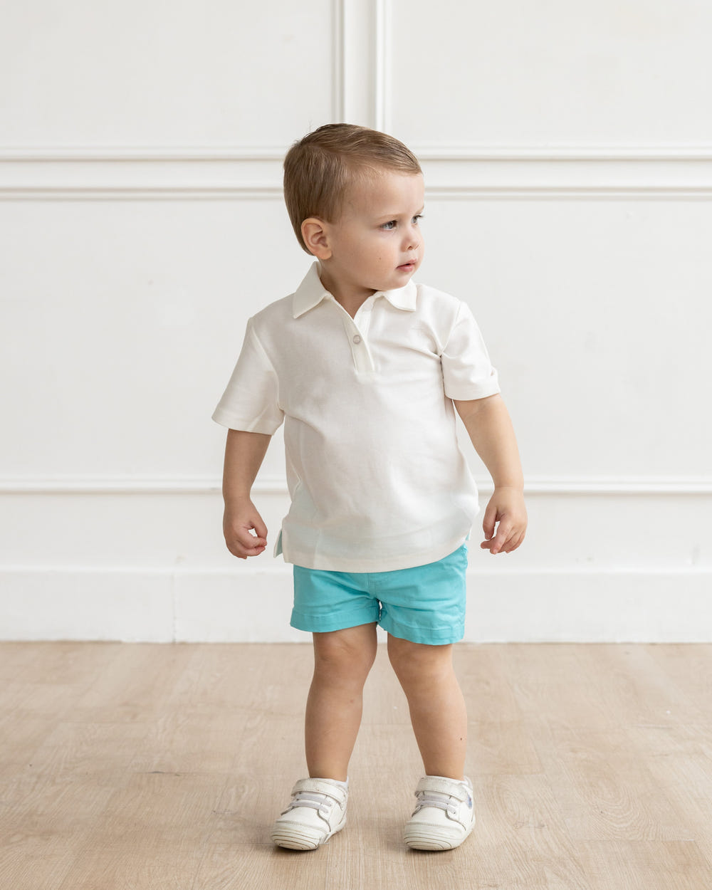 PLAY+ Boys Quidnet Polo T-Shirt in vibrant colors, perfect for stylish and comfortable playtime.