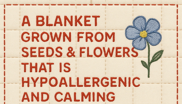 Organic Flax Seed Quilted Weighted Blanket