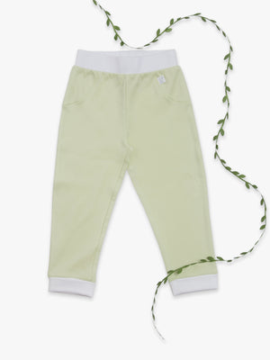 Organic Cotton Jogger Pants - Green