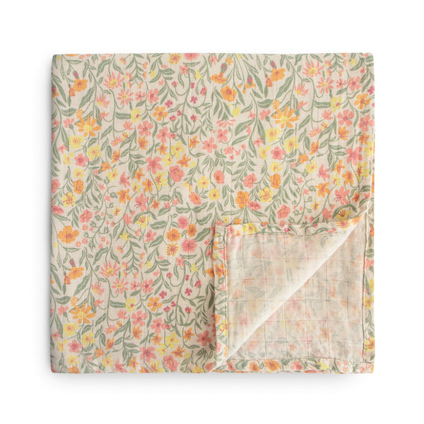 Mushie Organic Cotton Muslin Swaddle Blanket extra soft