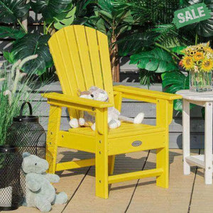 Patio Kids’ Adirondack Chair with Ergonomic Backrest-Blue Blue Kids Chairs & Seating