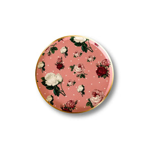 Patisserie Vintage Pink Floral Small Paper Plate (8pcs)