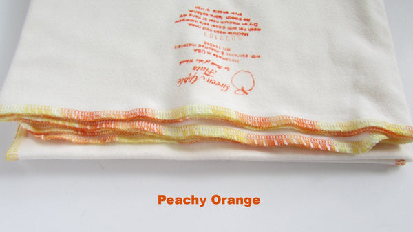 Stretchy flat cloth diapers in various colors, displayed at an angle for a stylish and practical baby care solution.