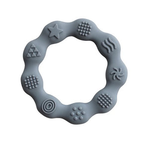 Silicone Teething Ring - Pebble