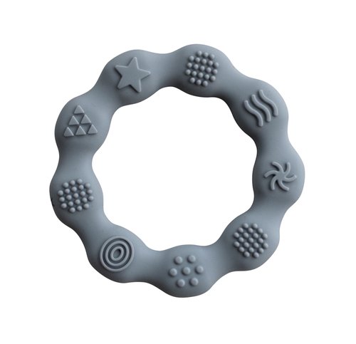 Silicone Teething Ring - Pebble