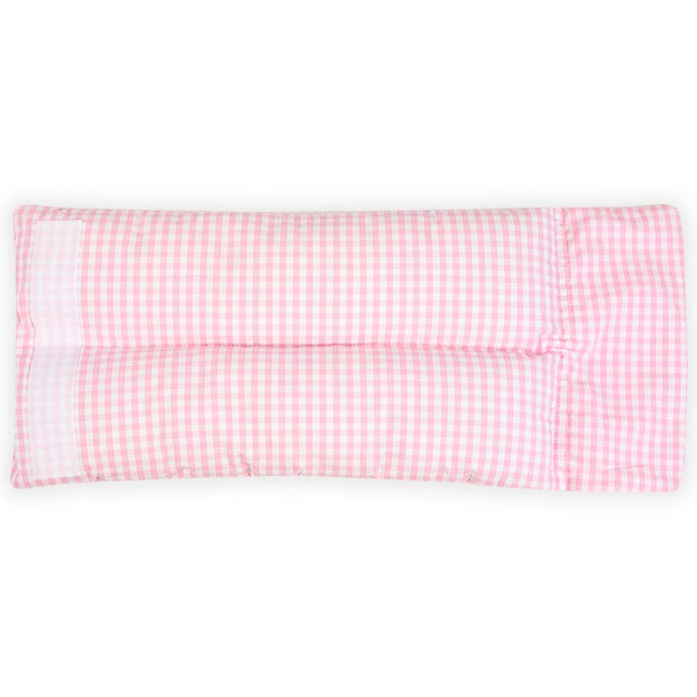 Sadie Light Pink Comfy Cradle nursing pillow for babies, offering comfort and support for feeding and relaxation.