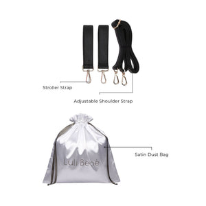 Petit Diaper Bag Ebony Black