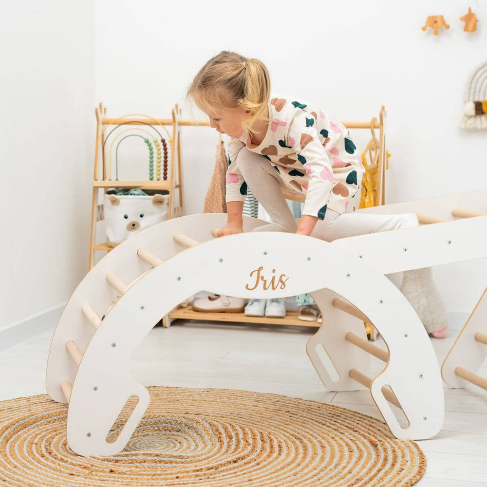 3 in 1 Pikler Triangle Set: Pikler Triangle + Arch + Ladder (B2B)