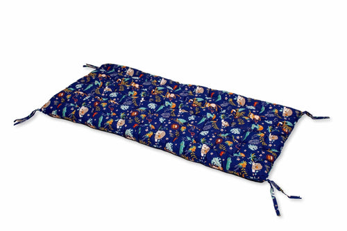 Unique climbing arch pillow with vibrant designs, perfect for baby comfort and playtime. Angle 8 view.