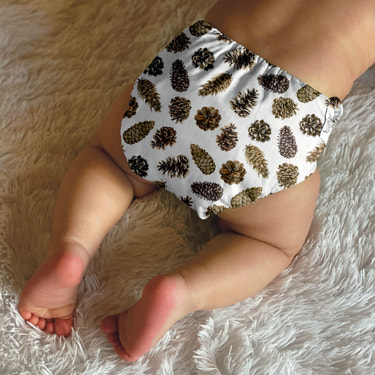 Wilder Cloth Diaper Cover - Mighty Pines - MOOGCO Baby