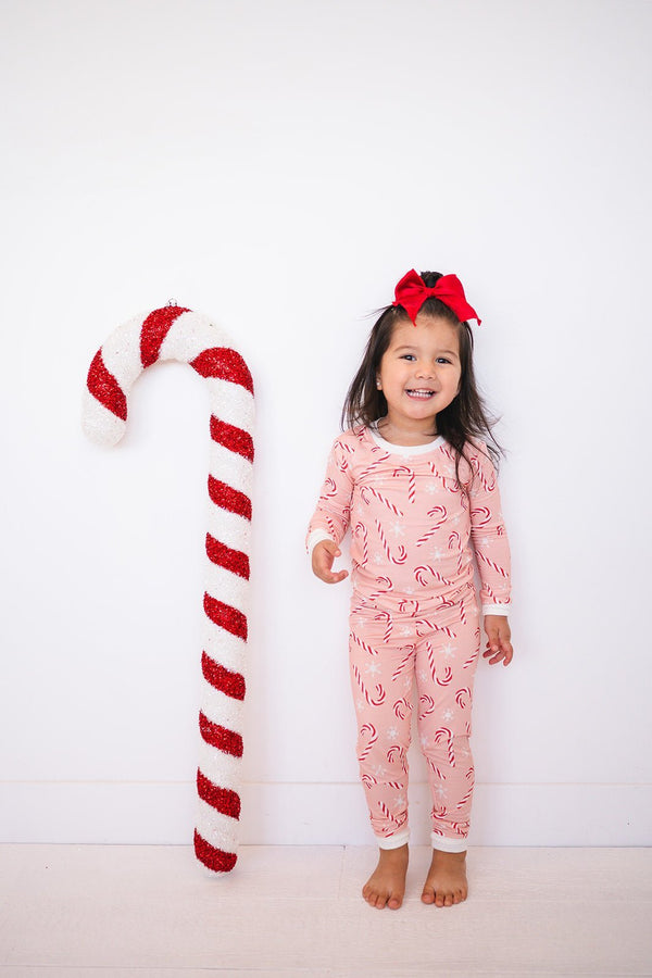 Pink Candy Cane (Long Sleeve PJ)